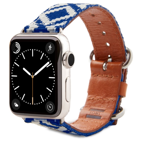 Toms Accessories - Toms Apple Watch Band Blue Woven New